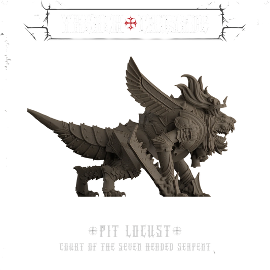 Pit Locust - Court Of The Seven Headed Serpent (Custom Painted) (Assembled)
