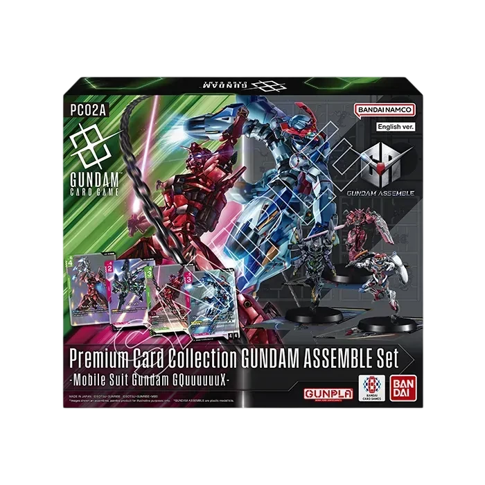 Premium Card Collection Gundam Assemble Set: Mobile Suit Gundam GQuuuuuuX (Unpainted) (New in Box)