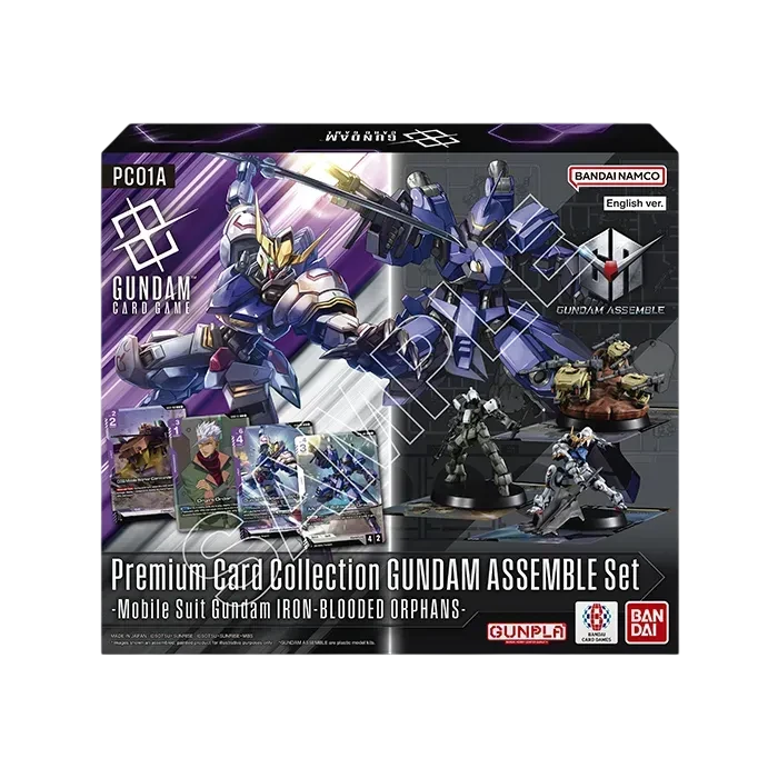 Premium Card Collection Gundam Assemble Set: Mobile Suit Gundam Iron-Blooded Orphans (Unpainted) (New in Box)