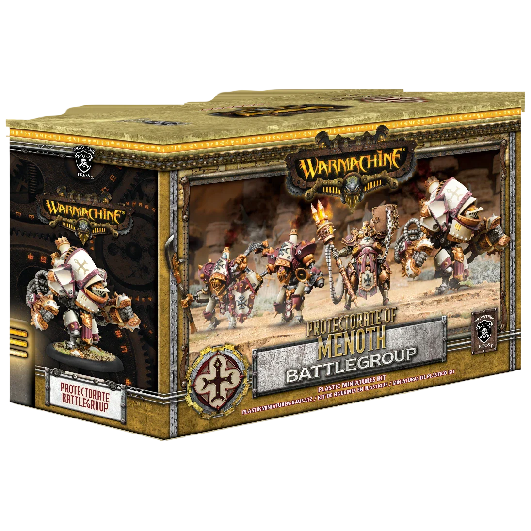 Protectorate of Menoth Battlegroup Starter Box (Custom Painted) (Assembled)