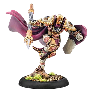 Pyrrhus, Flameguard Hero (Unpainted) (Assembled)