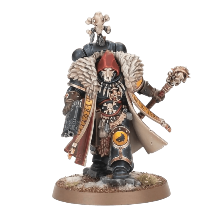 Wolf Priest Custom Painted Assembled Warhammer 40k Miniature
