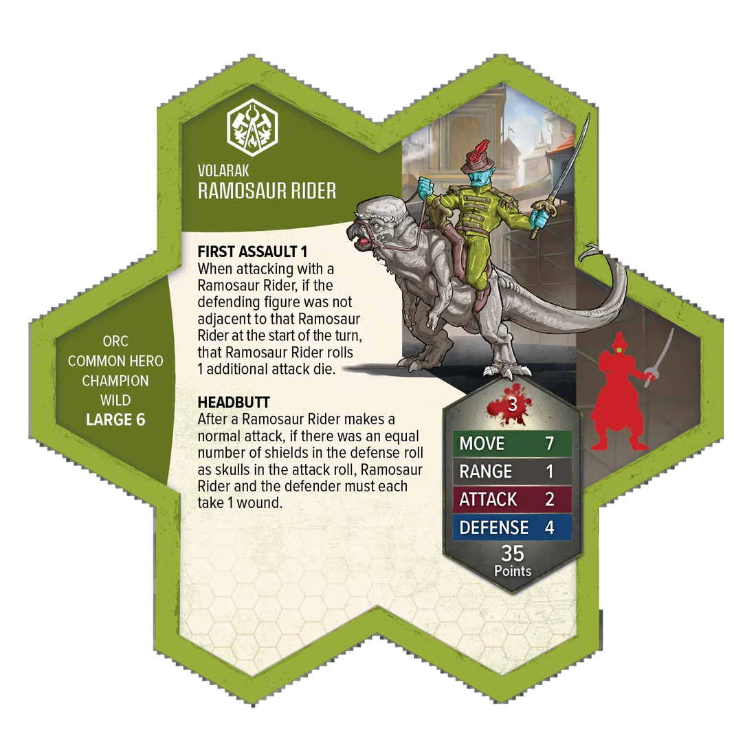 Ramosaur Rider (Custom Painted)