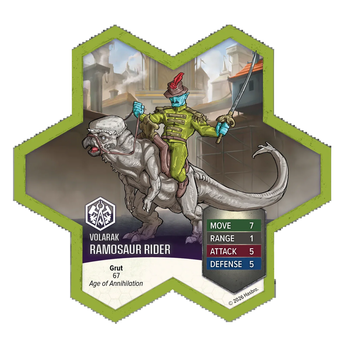 Ramosaur Rider (Custom Painted)
