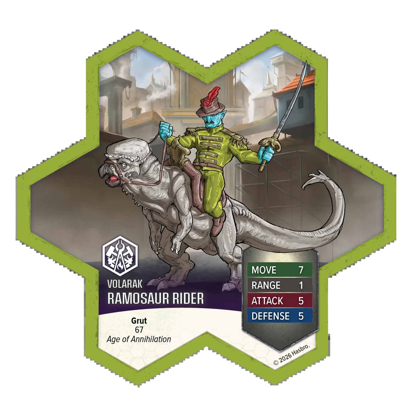 Ramosaur Rider (Unpainted)