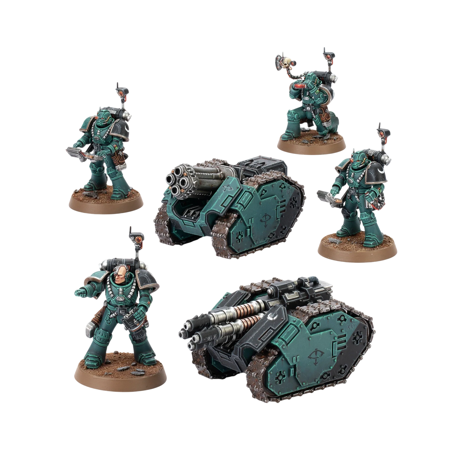 Rapier Laser Destroyer and Quad Launcher Battery (Custom Painted) (Assembled)
