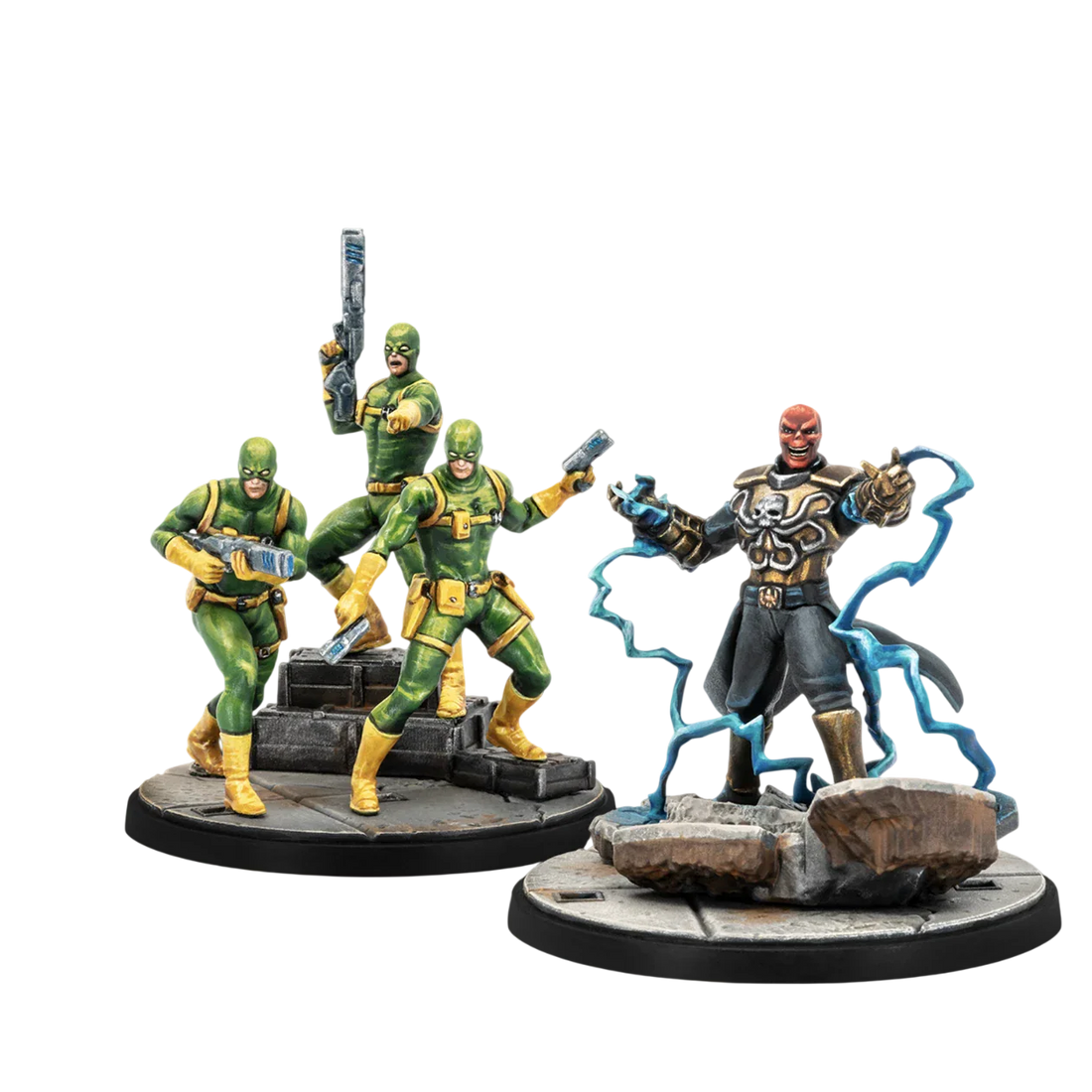 Red Skull and Hydra troopers (New on Sprue)