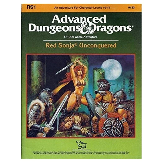 Red Sonja Unconquered (Advanced Dungeons & Dragons Module RS1) (1986)