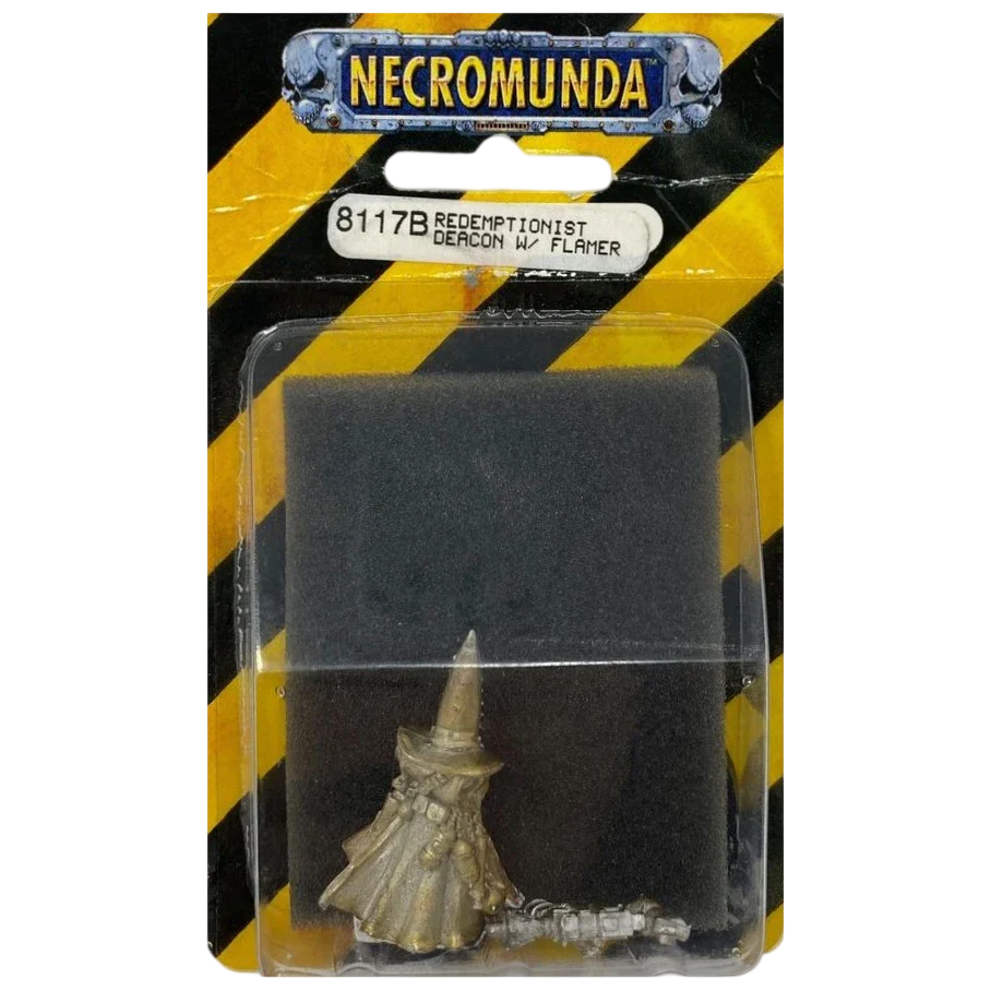 Redemptionist Deacon with Flamer (New on Sprue)
