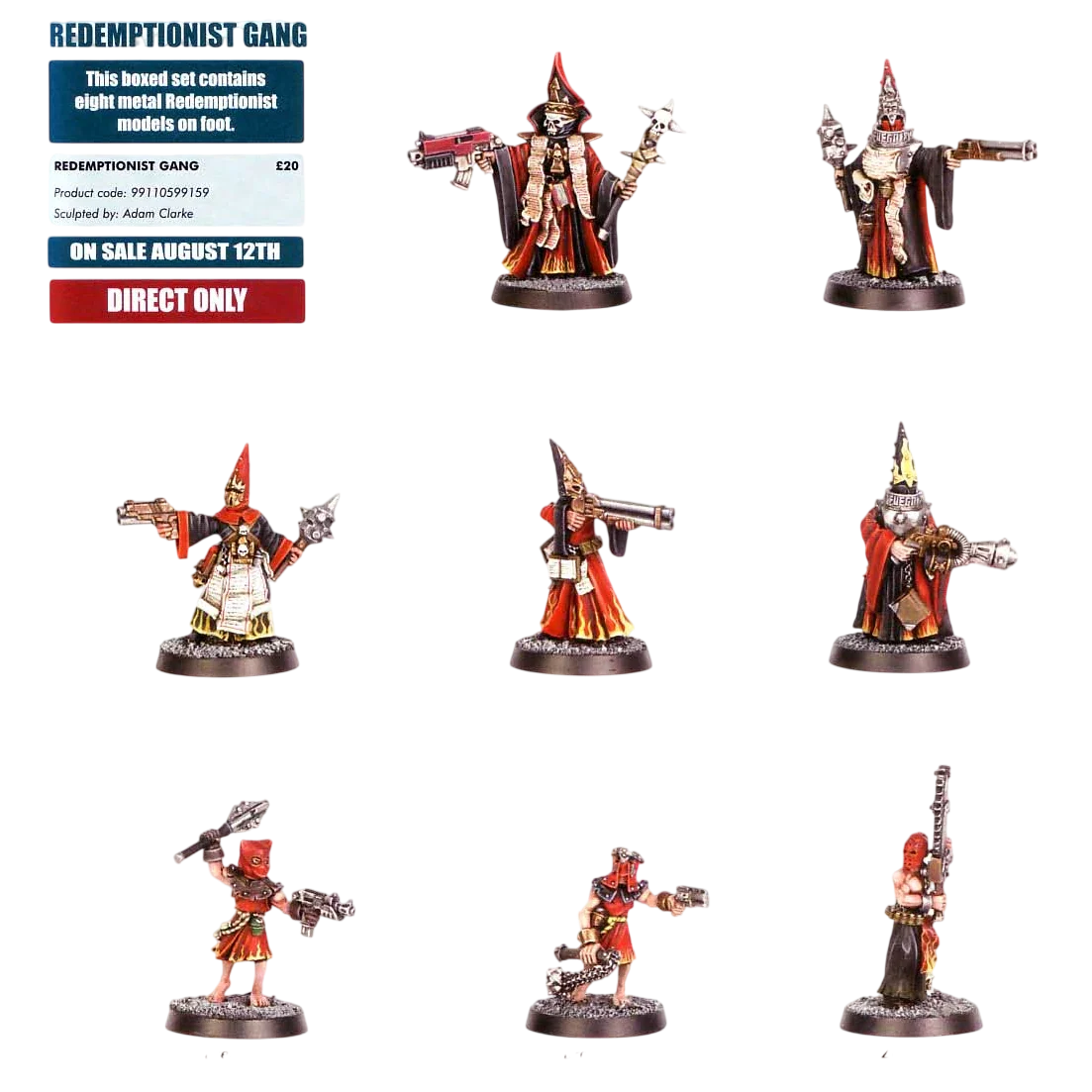 Redemptionist Gang (Unpainted) (Assembled)