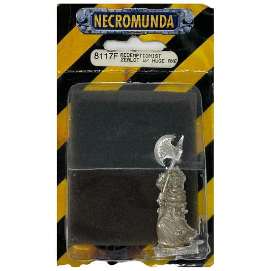 Redemptionist Zealot with Huge Axe (Unpainted) (Assembled)