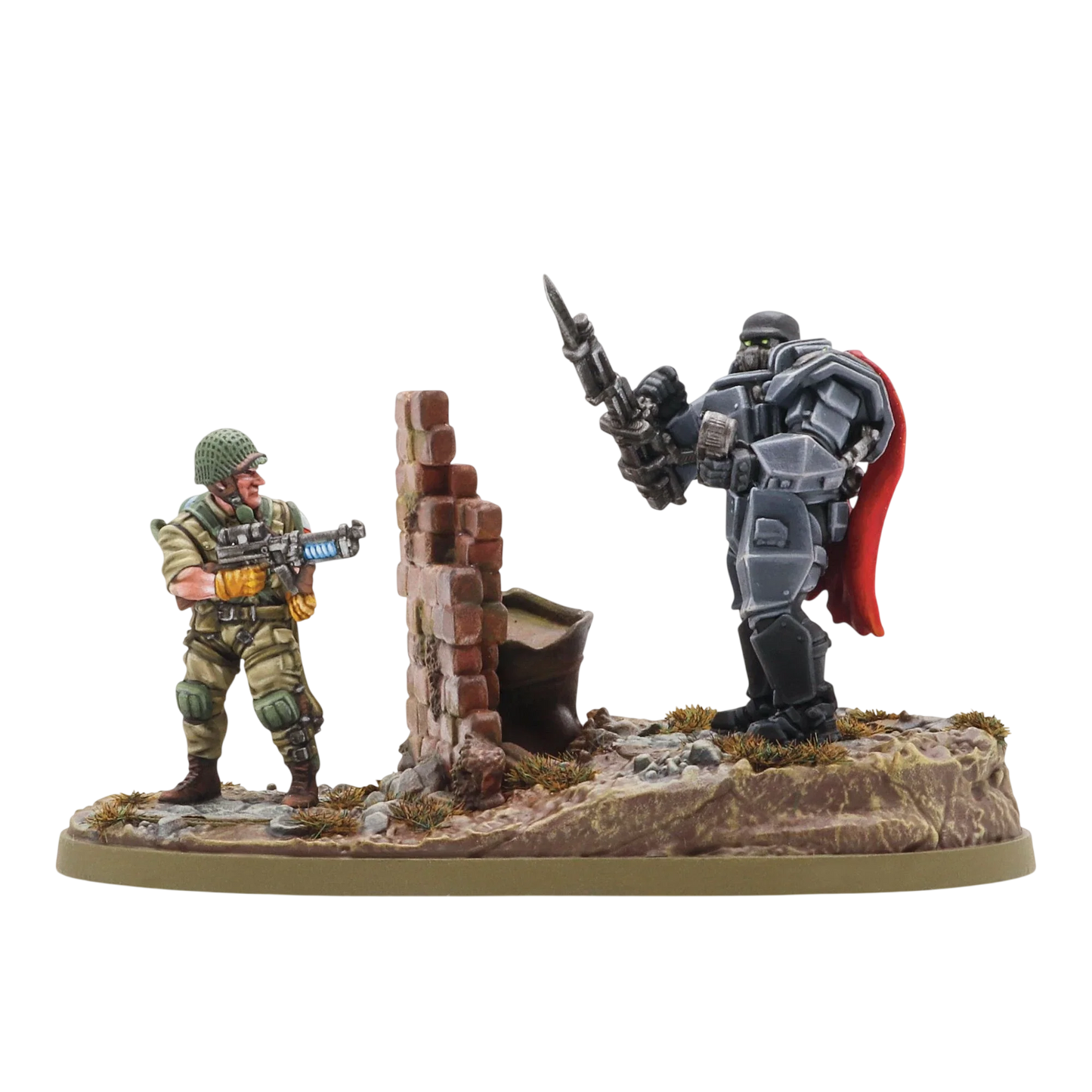 Reload!" Konflikt '47 Pre-Order Diorama (Custom Painted) (Assembled)