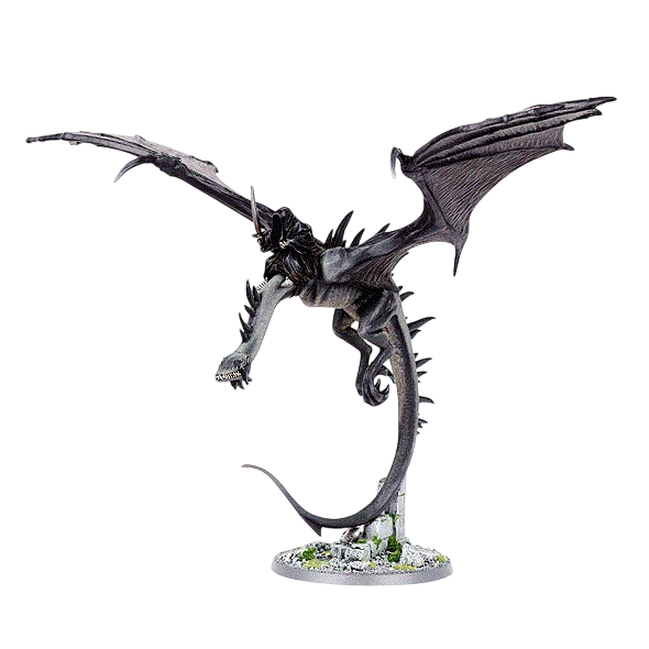 Ringwraith on Fell Beast (Custom Painted) (Assembled)