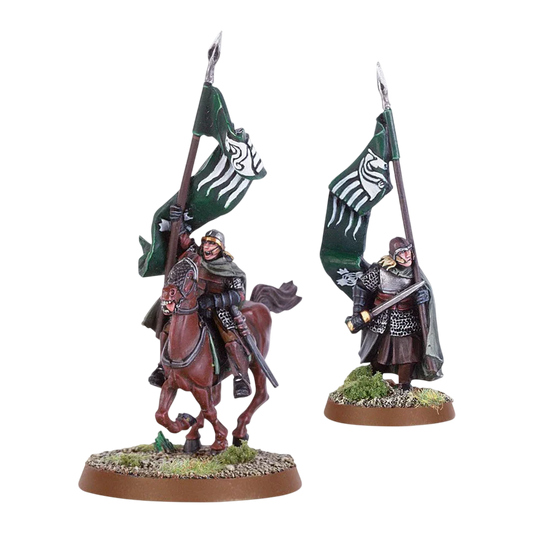 Rohan Banner Bearer Foot and Mounted (New on Sprue)