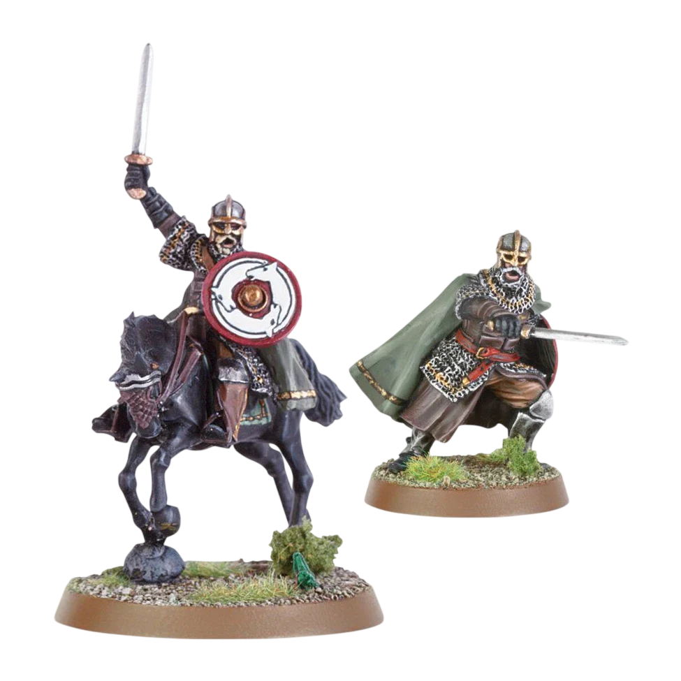 Rohan Captain Foot and Mounted (Custom Painted) (Assembled)