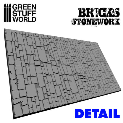 Green Stuff World Rolling Pin – Bricks 1162 - Cobbco
