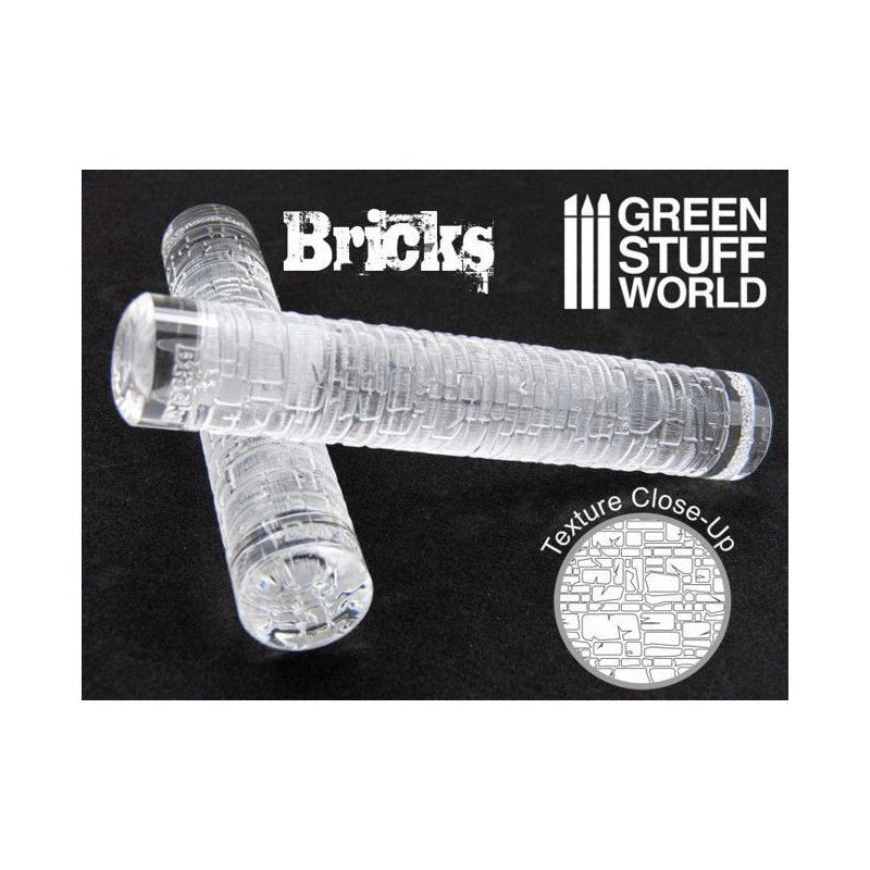 Green Stuff World Rolling Pin – Bricks 1162 - Cobbco