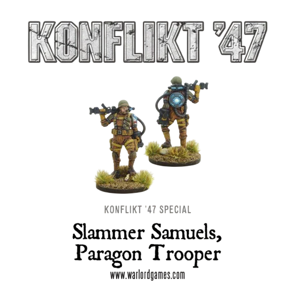 'SLAMMER' SAMUELS United States Paragon Trooper (New on Sprue)