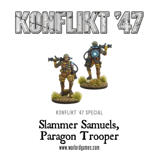 'SLAMMER' SAMUELS United States Paragon Trooper (Unpainted) (Assembled)