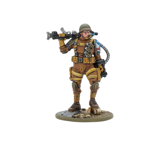 'SLAMMER' SAMUELS United States Paragon Trooper (Custom Painted) (Assembled)
