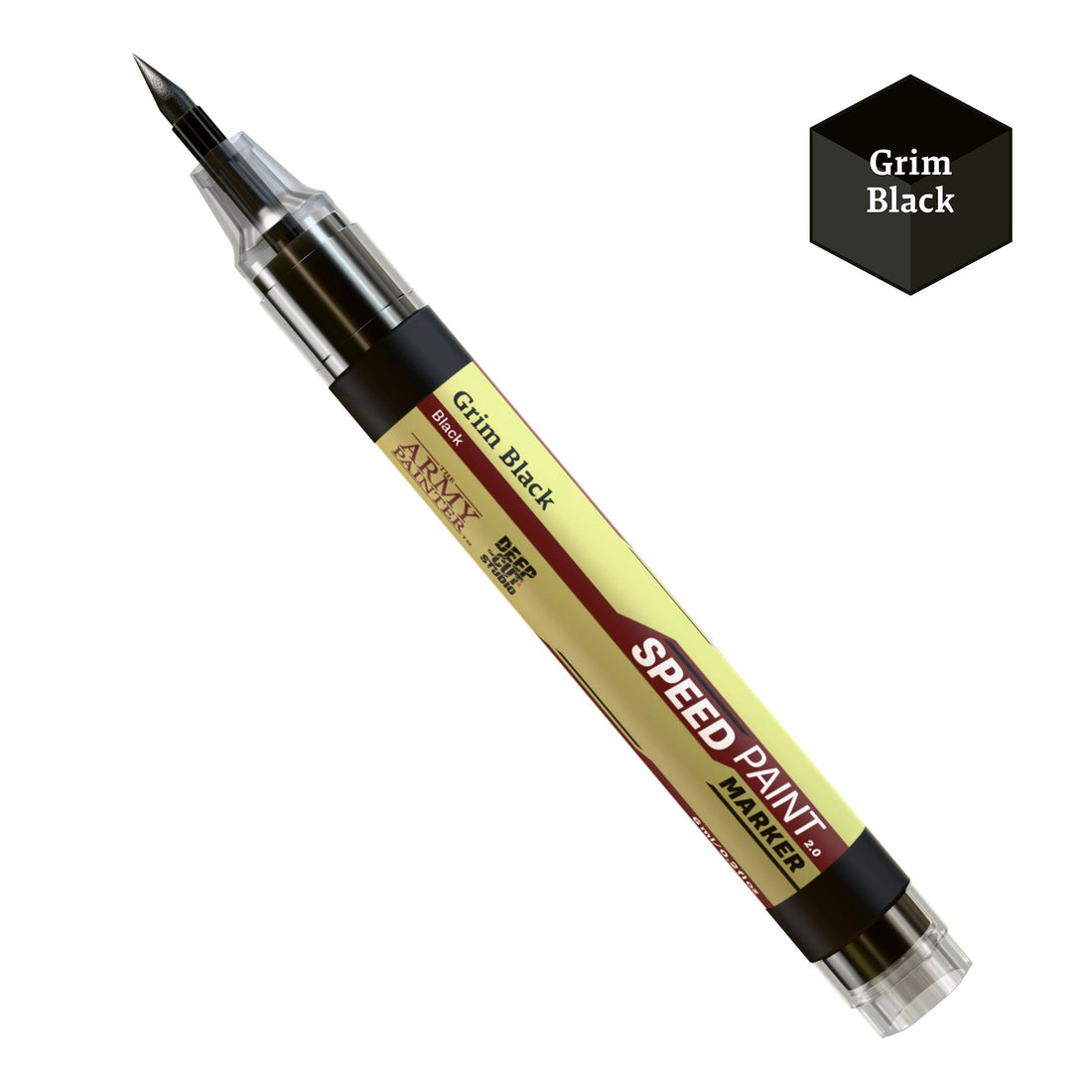The Army Painter: Speedpaint Marker: Grim Black (New in Box)