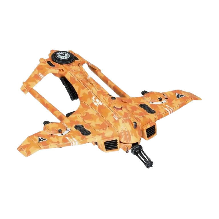 AX3 Razorshark Strike Fighter (Unpainted) (Assembled) From Warhammer 40k on Wargame Trader