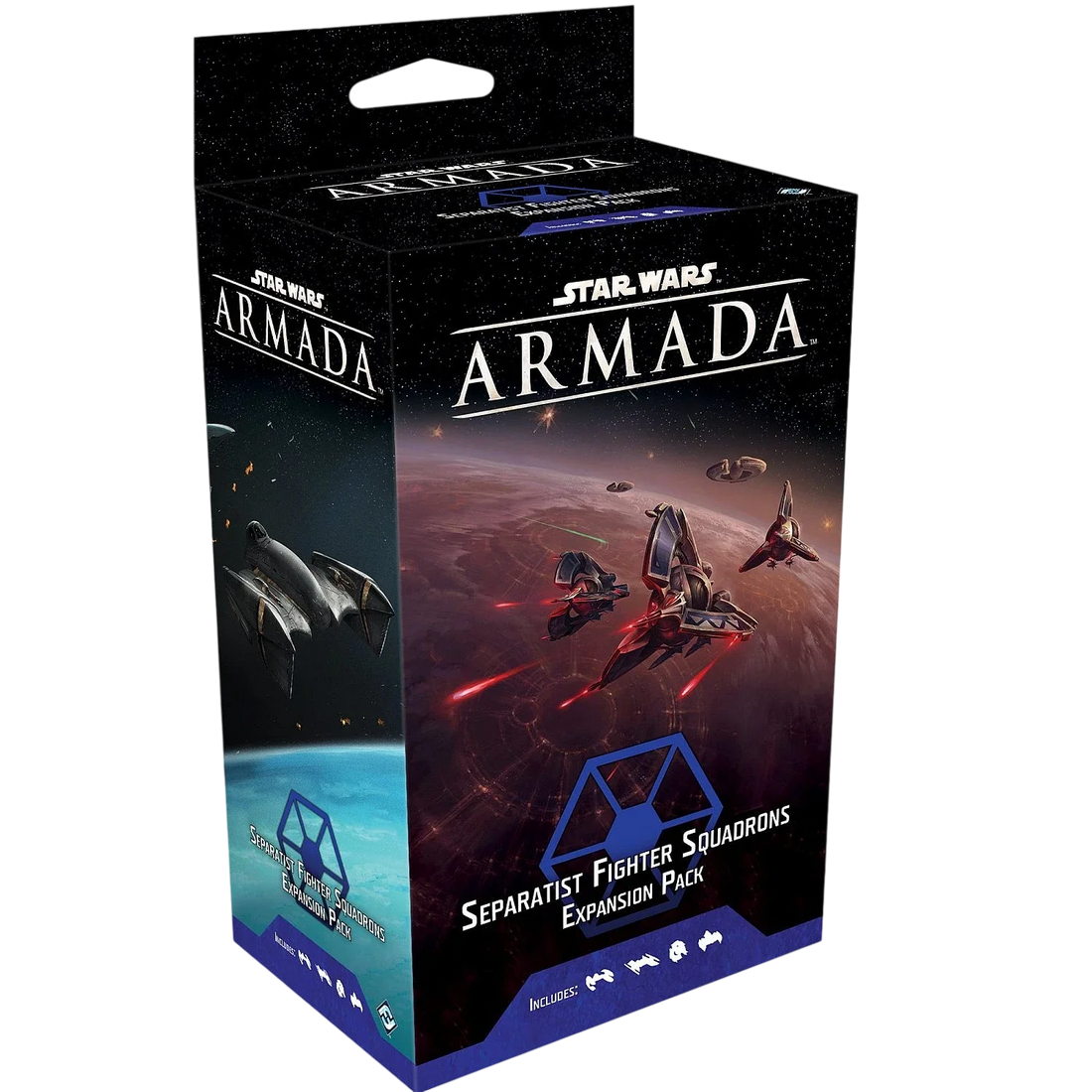 SW Armada: Separatist Fighter Squadrons (Unpainted) (Assembled)