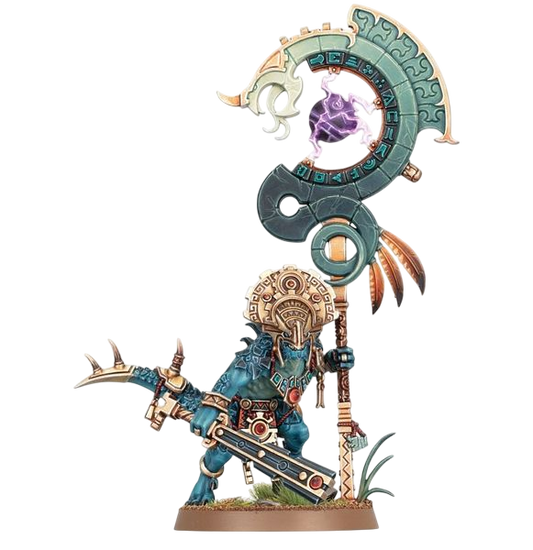 Saurus Astrolith Bearer (Unpainted) (Assembled)