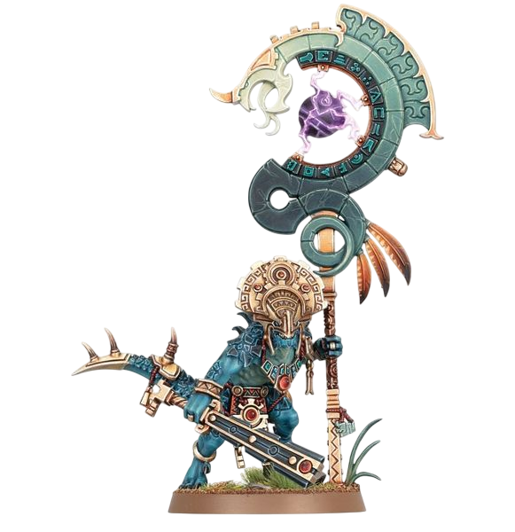 Saurus Astrolith Bearer (Custom Painted) (Assembled)