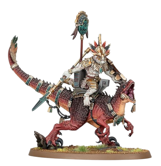 Saurus Scar-Veteran on Aggradon (New in Box/Sprue)