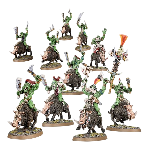 Savage Boarboy Maniak (Custom Painted) (Assembled) from Age of Sigmar