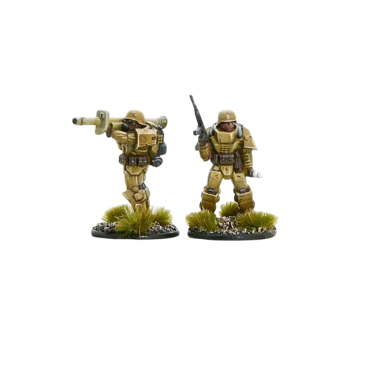 Schwertruppen Panzerschreck team (Custom Painted) (Assembled)