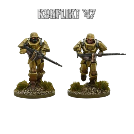 Schwertruppen with LMGs (New on Sprue)