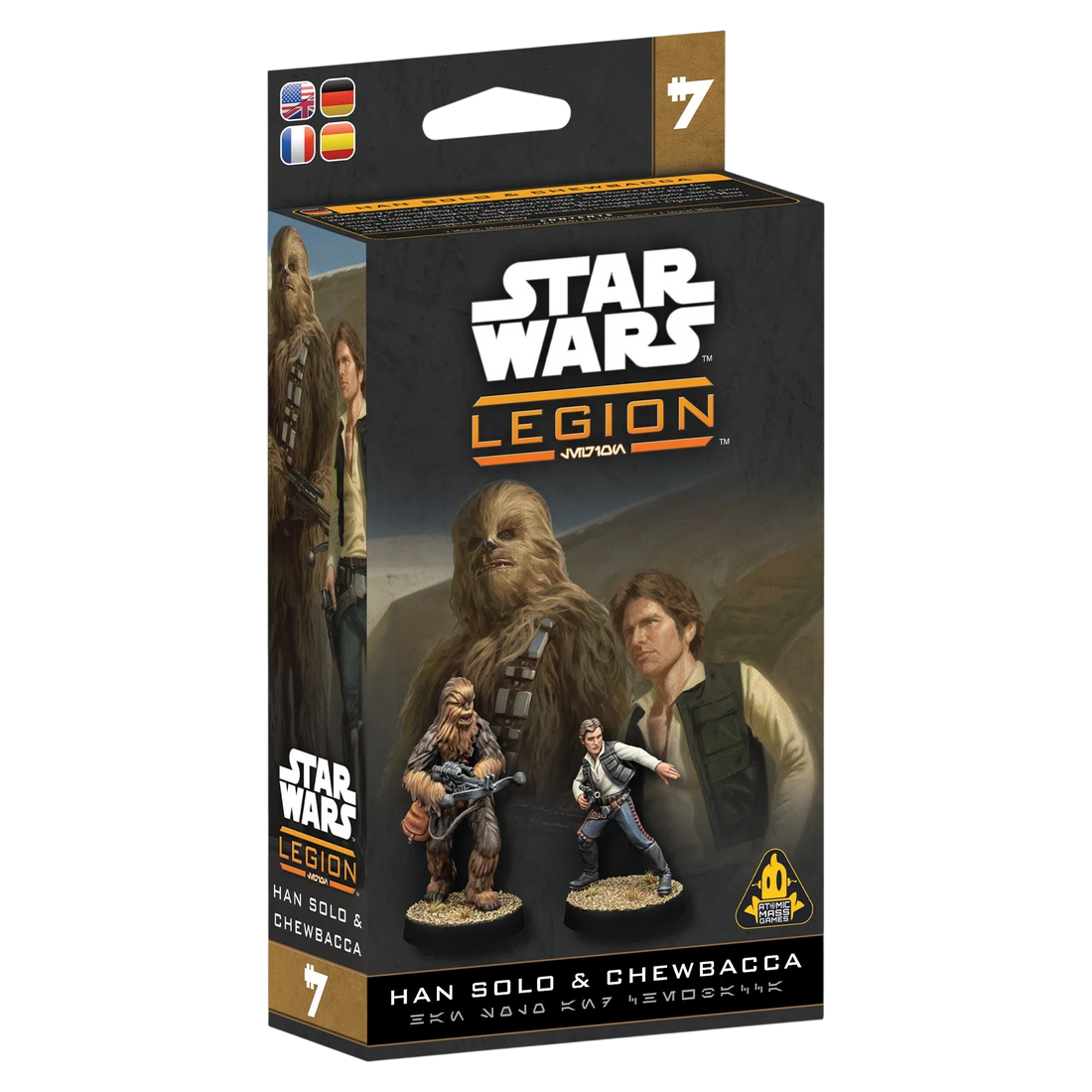Scoundrel Han & Chewie (Custom Painted) (Assembled)