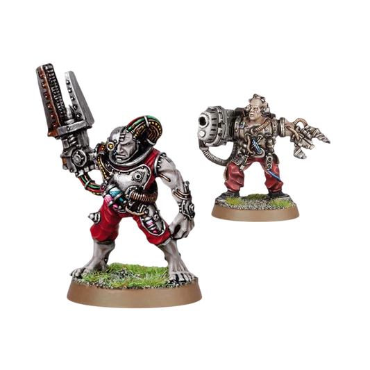Servitors with Plasma Cannon (Unpainted) (Assembled)