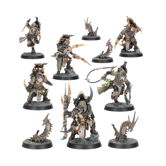 Sha'dar Hunters and Arthromite Spinewyrms (New on Sprue)