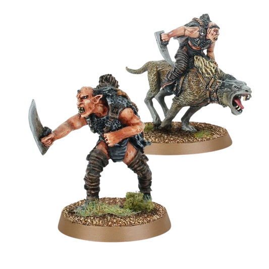 Sharku, Warg Rider Captain (Custom Painted) (Assembled)