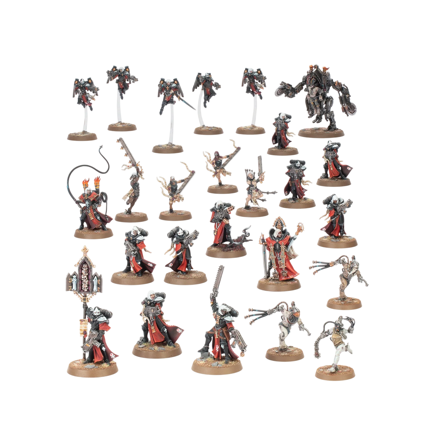 Sisters of Battle Army Set (Unpainted) (Assembled)