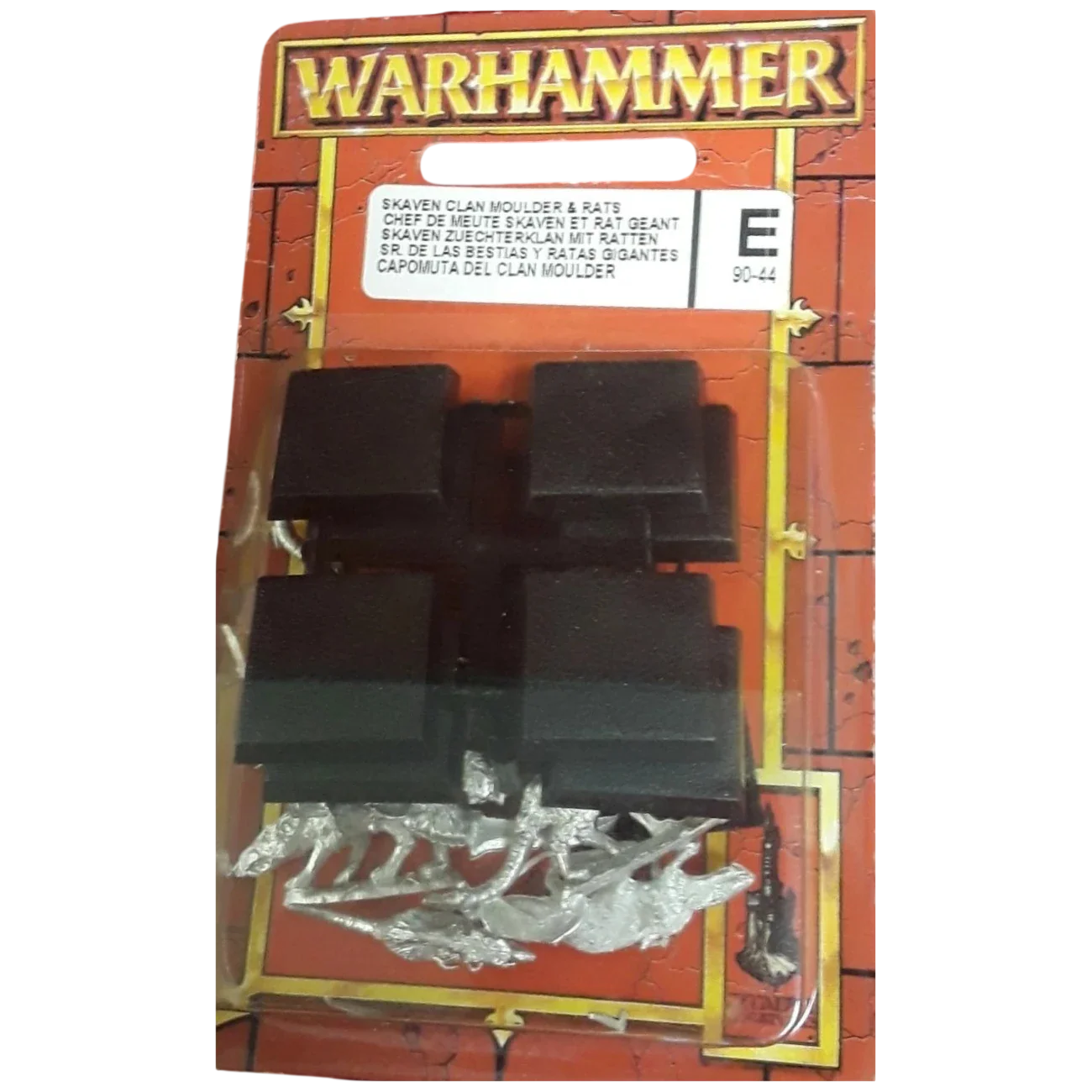 Skaven Clan Moulder & Rats (Custom Painted) (Assembled)