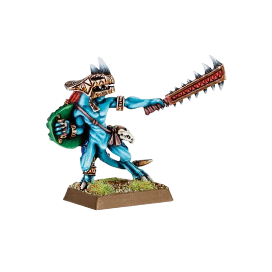 Skink Chief with Sword & Shield (New on Sprue)