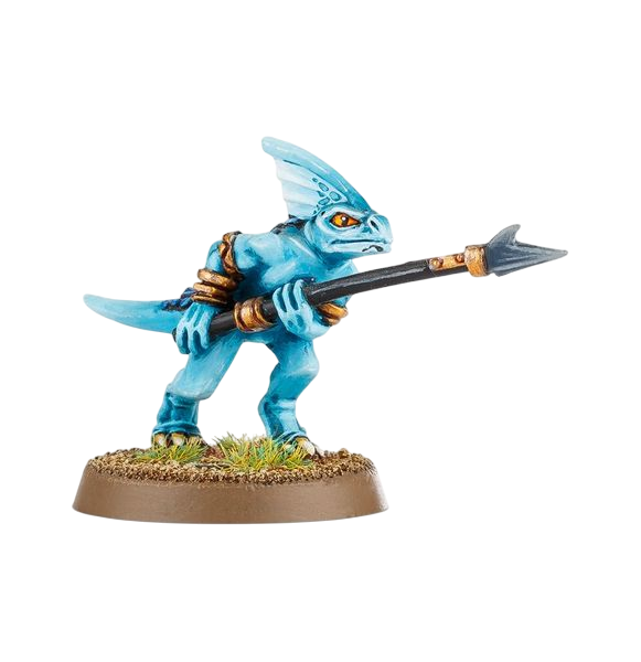 Skink Handler (Custom Painted) (Assembled) from Age of Sigmar
