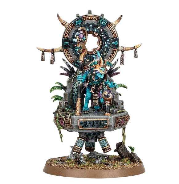 Skink Starseer (Unpainted) (Assembled)