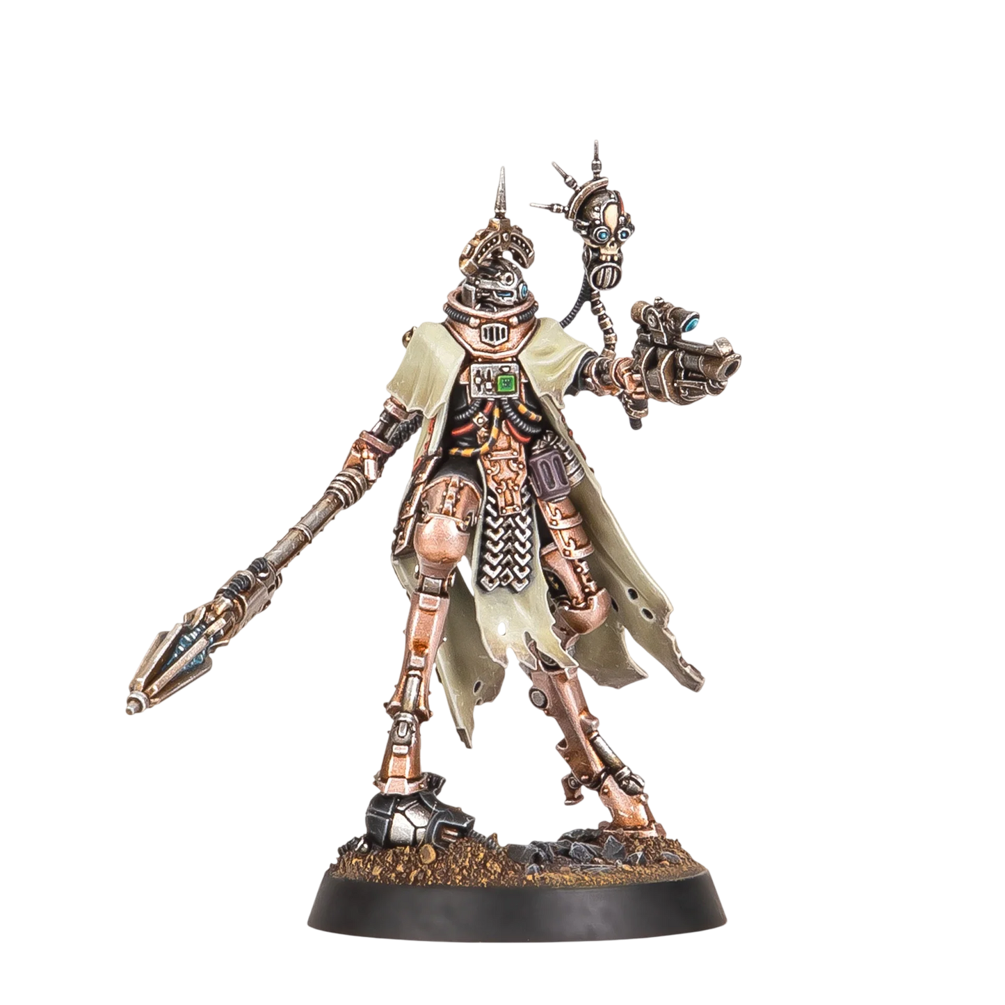 Skitarii Battle-Pilgrym Marshal (Custom Painted) (Assembled)