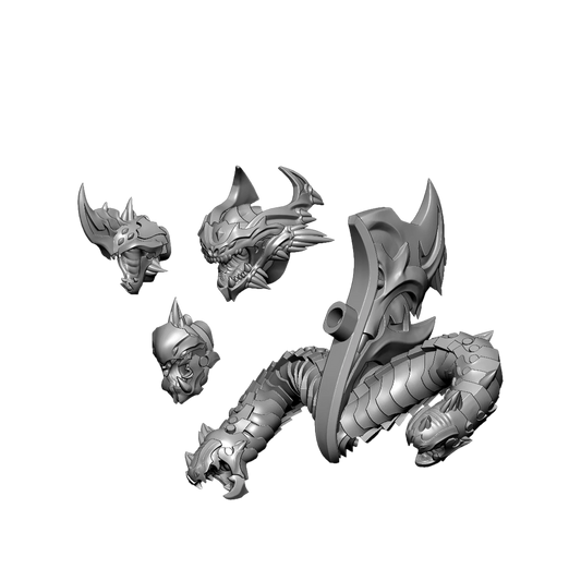 Skylla, the Abyssal Fury (Unpainted) (Assembled)