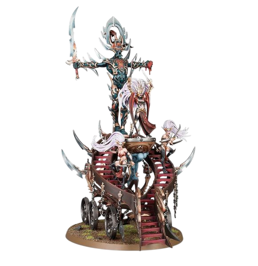 Slaughter Queen on Cauldron of Blood/Slaughter Queen/Hag Queen on Cauldron of Blood/Hag Queen/Bloodwrack Shrine/Bloodwrack Medusa (New on Sprue)