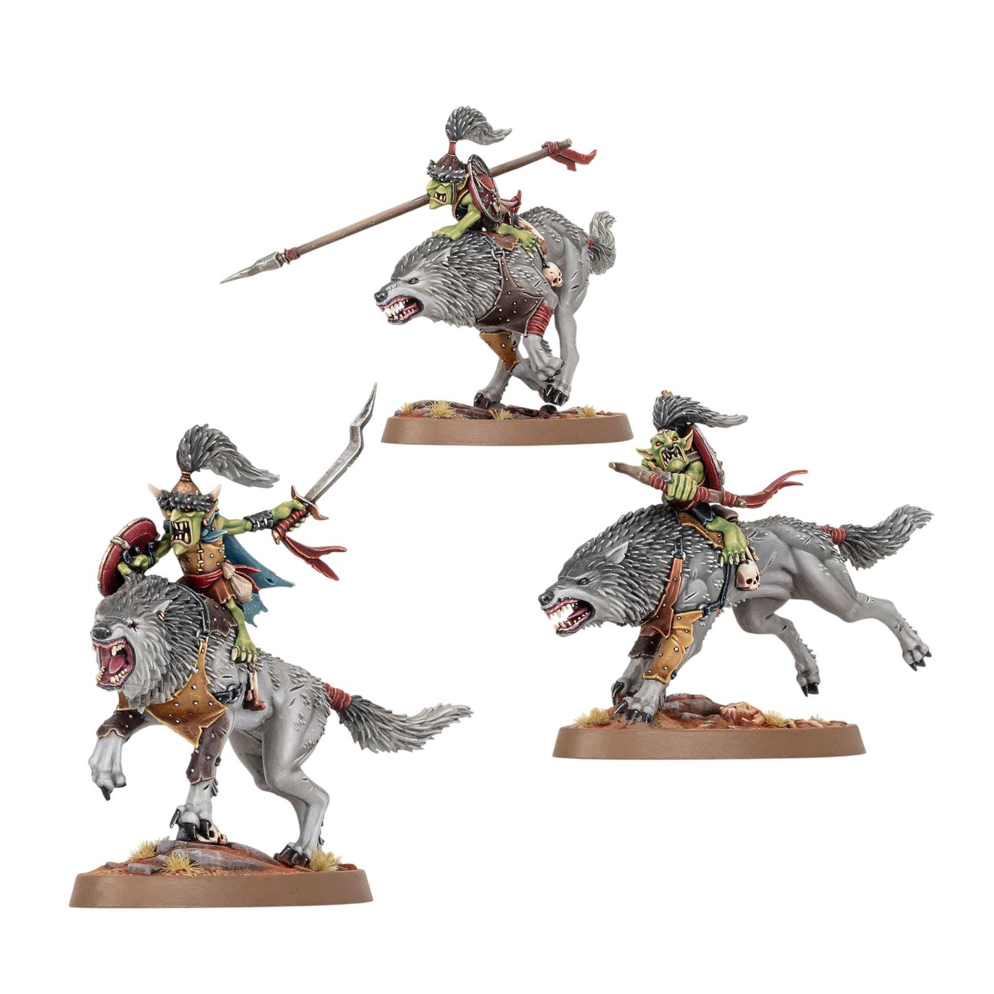 Snarlboss and Wolfgit Retinue (New on Sprue)