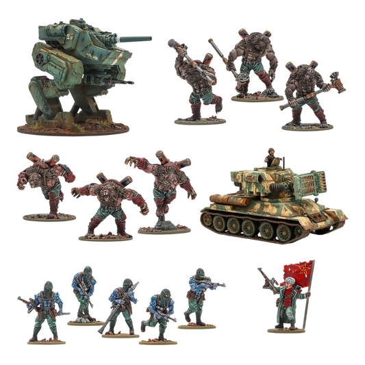Soviet Bloc starter army (Unpainted) (Assembled)