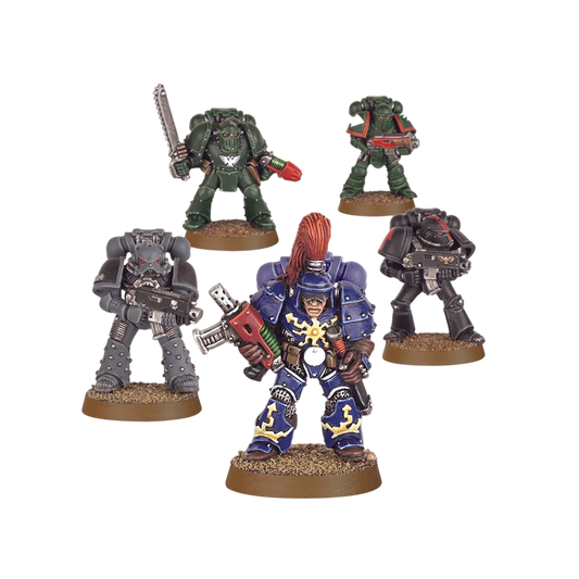 Space Marines: Armour Through the Ages (Unpainted) (Assembled)