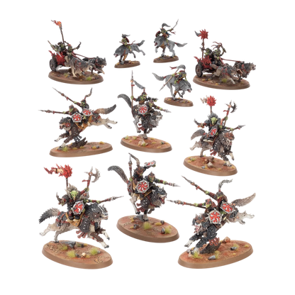 Spearhead: Gloomspite Gitz – Snarlpack Huntaz (New on Sprue)