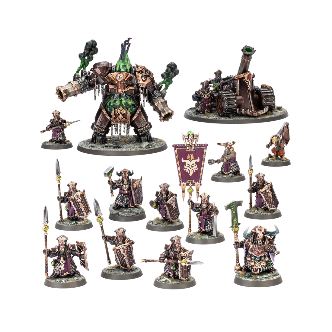 Spearhead: Helsmiths of Hashut – Helforge Host (Custom Painted) (Assembled)